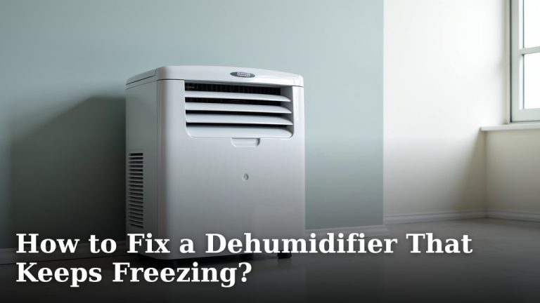 How to Fix a Dehumidifier That Keeps Freezing?