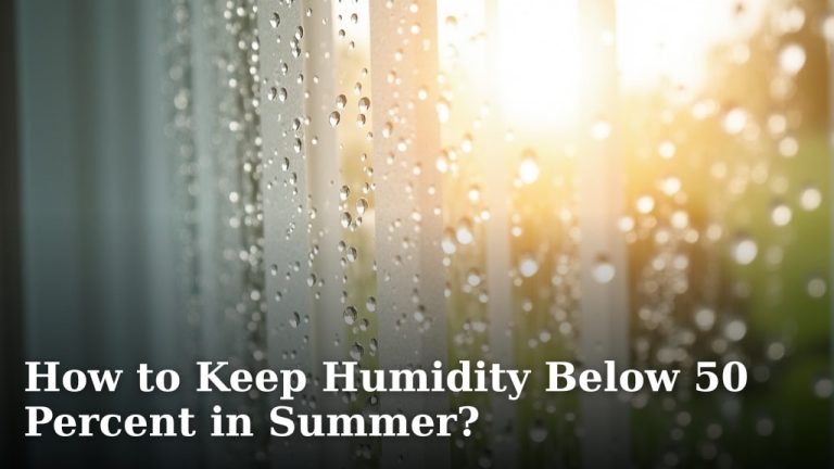 How to Keep Humidity Below 50 Percent in Summer?