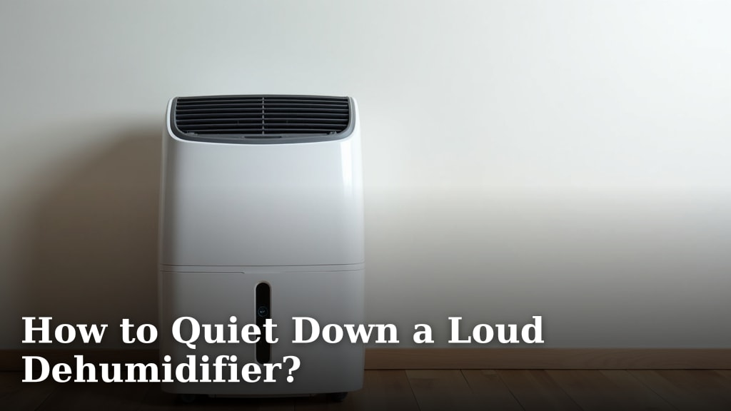 How to Quiet Down a Loud Dehumidifier?