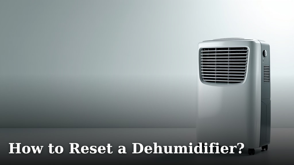 How to Reset a Dehumidifier?
