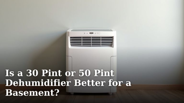 Is a 30 Pint or 50 Pint Dehumidifier Better for a Basement?