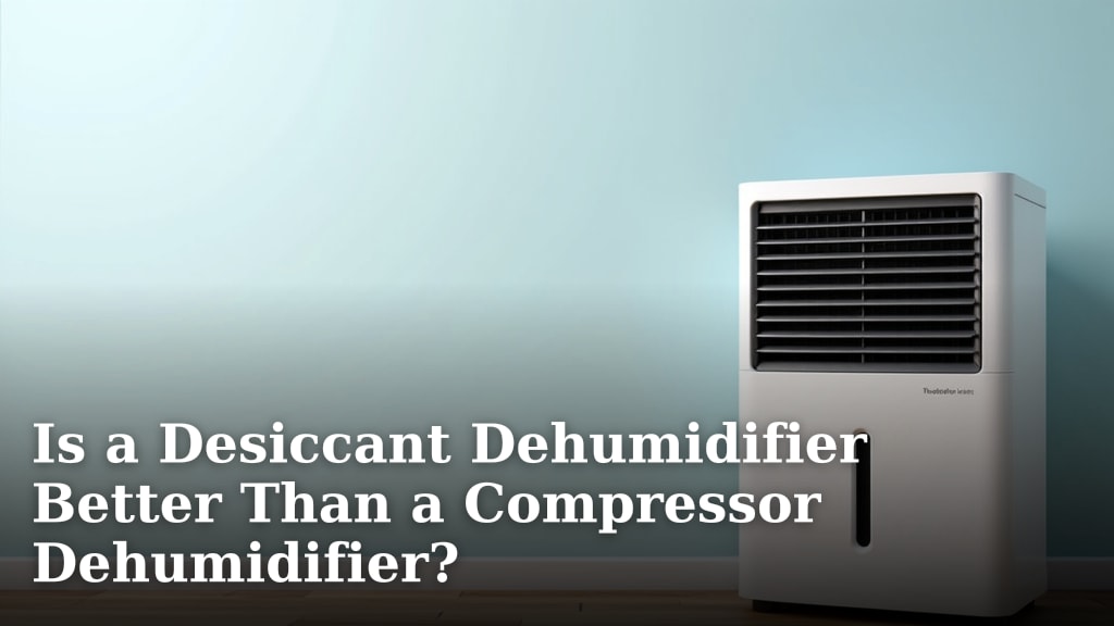 Is a Desiccant Dehumidifier Better Than a Compressor Dehumidifier?