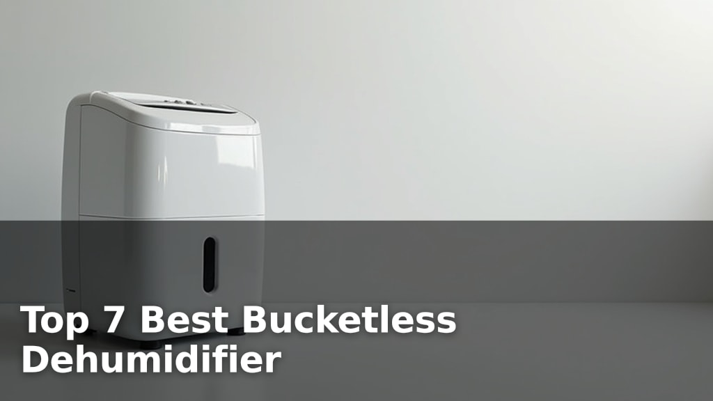 Top 7 Best Bucketless Dehumidifier