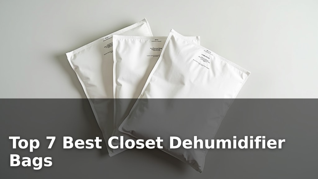 Top 7 Best Closet Dehumidifier Bags