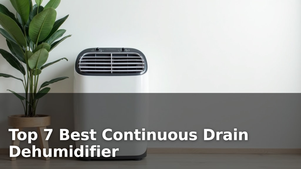 Top 7 Best Continuous Drain Dehumidifier