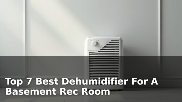 Top 7 Best Dehumidifier For A Basement Rec Room
