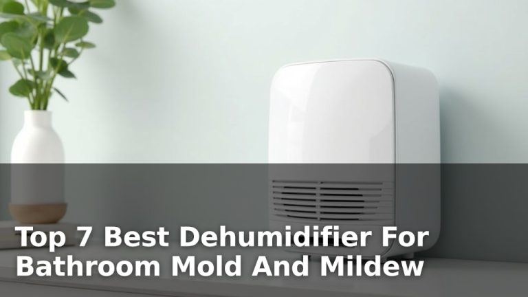 Top 7 Best Dehumidifier For Bathroom Mold And Mildew