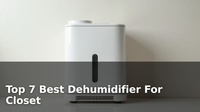 Top 7 Best Dehumidifier For Closet