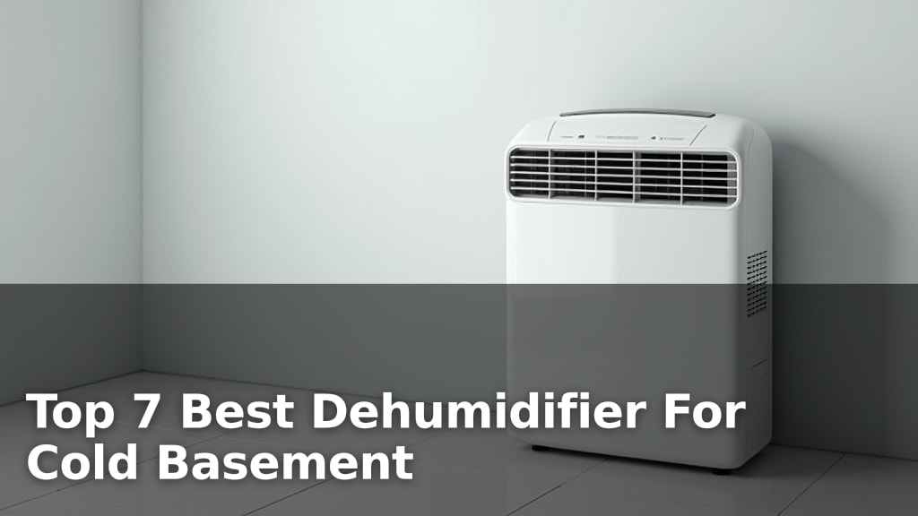 Top 7 Best Dehumidifier For Cold Basement