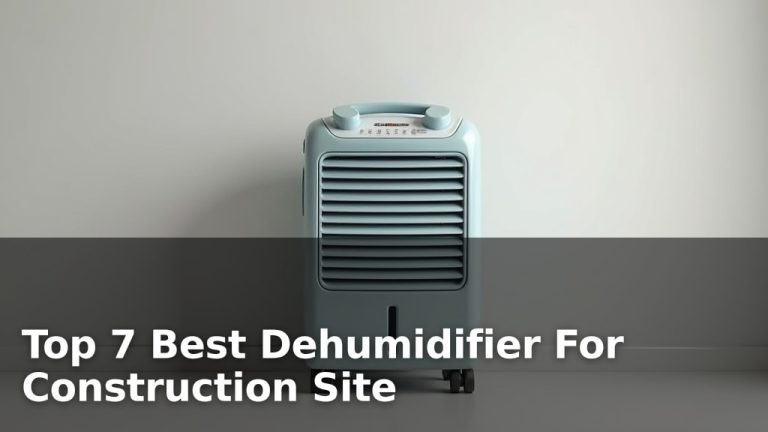 Top 7 Best Dehumidifier For Construction Site