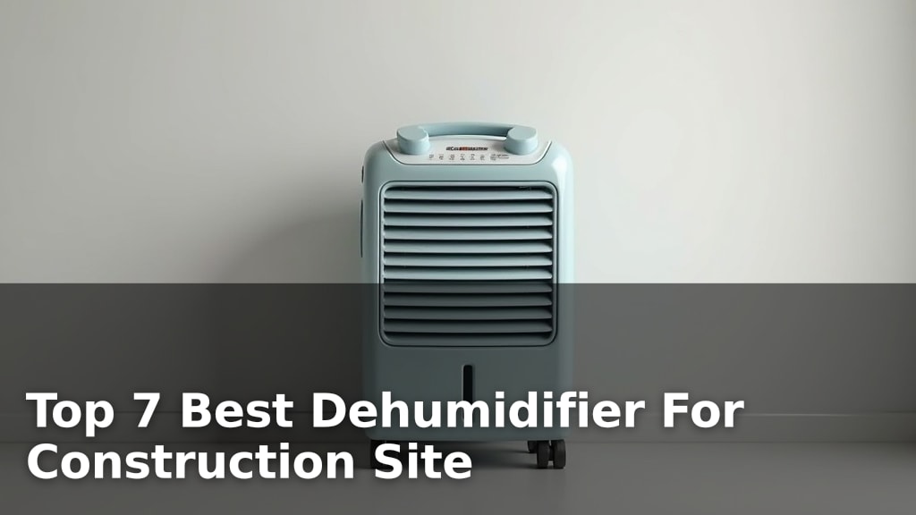 Top 7 Best Dehumidifier For Construction Site