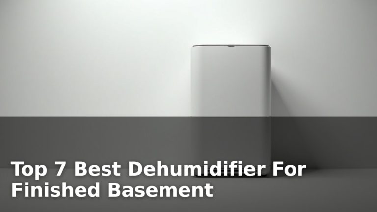 Top 7 Best Dehumidifier For Finished Basement