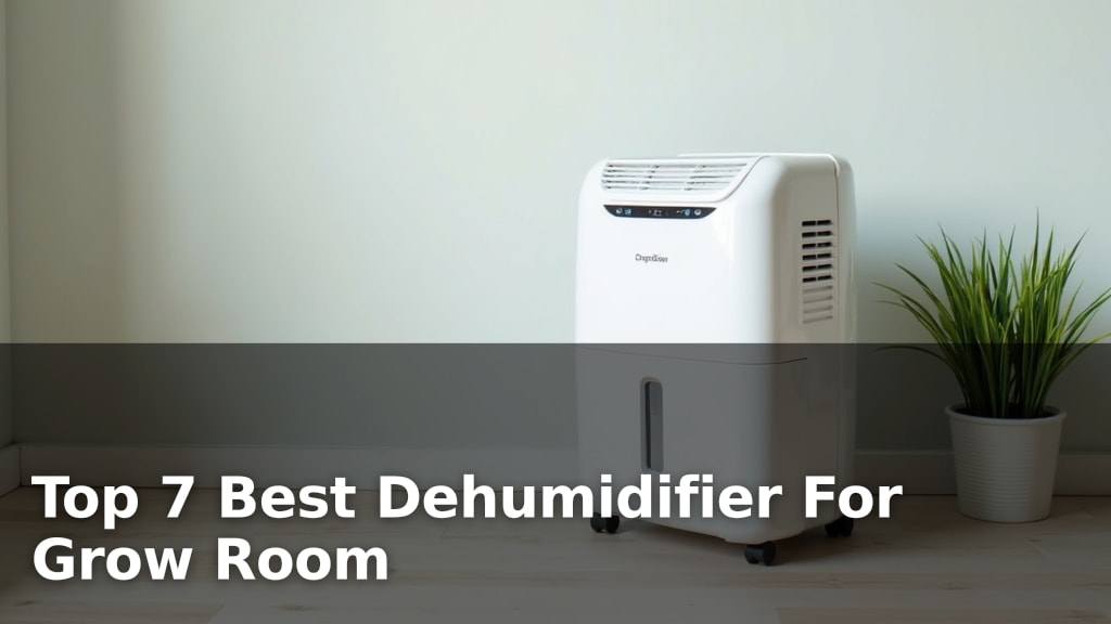 Top 7 Best Dehumidifier For Grow Room