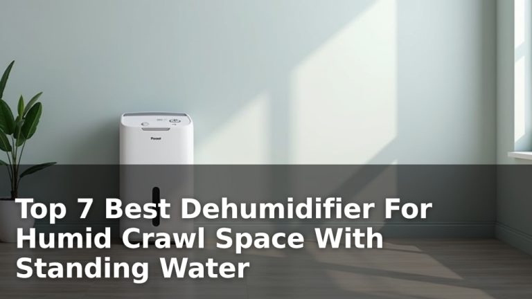 Top 7 Best Dehumidifier For Humid Crawl Space With Standing Water