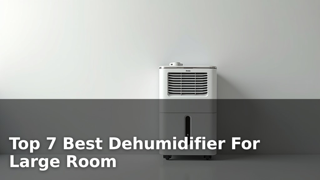 Top 7 Best Dehumidifier For Large Room