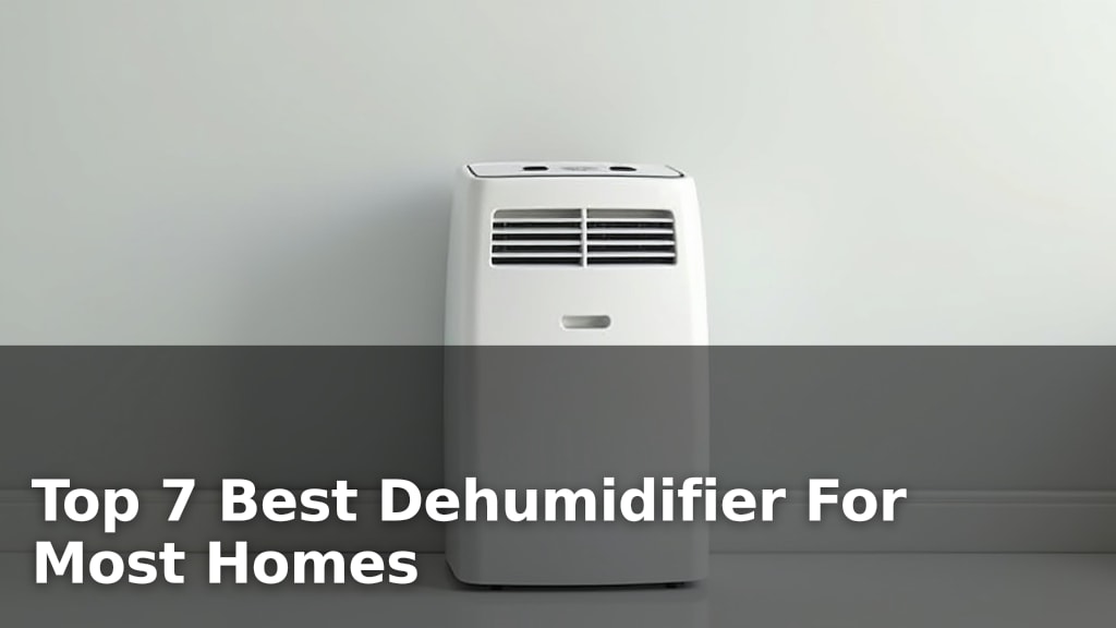 Top 7 Best Dehumidifier For Most Homes