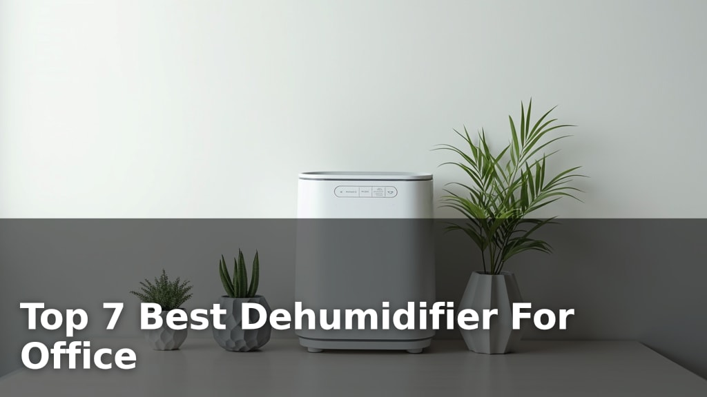 Top 7 Best Dehumidifier For Office