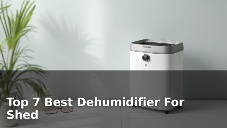 Top 7 Best Dehumidifier For Shed