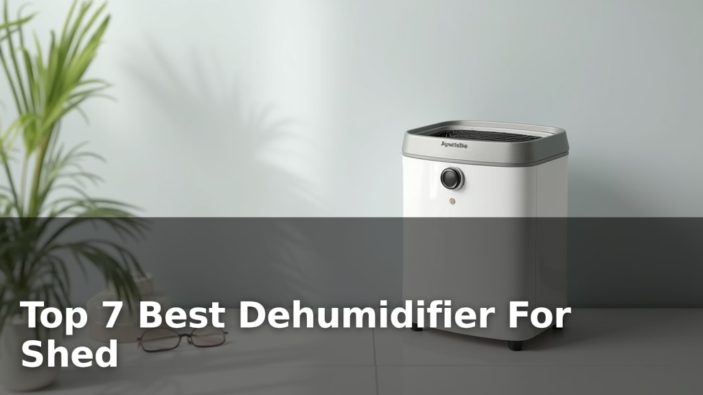 Top 7 Best Dehumidifier For Shed