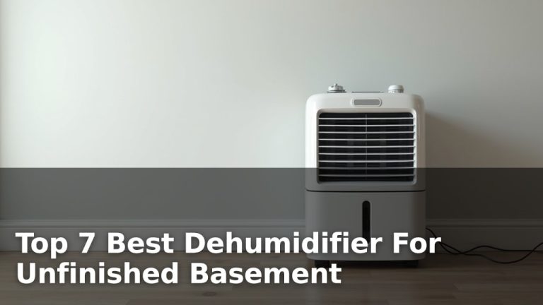Top 7 Best Dehumidifier For Unfinished Basement