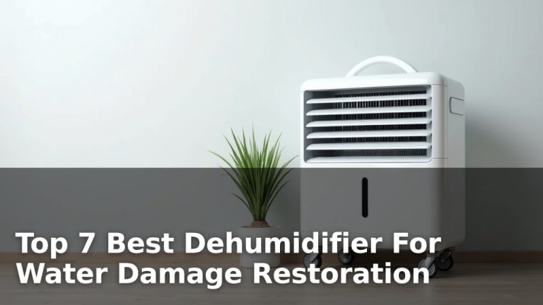Top 7 Best Dehumidifier For Water Damage Restoration