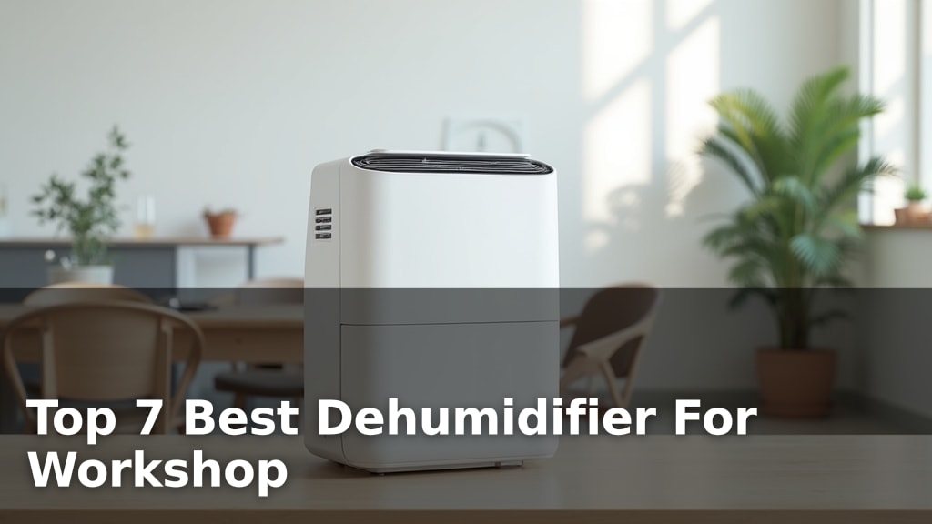 Top 7 Best Dehumidifier For Workshop