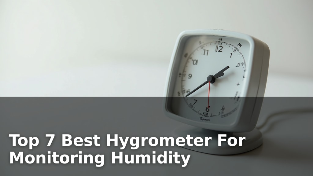 Top 7 Best Hygrometer For Monitoring Humidity