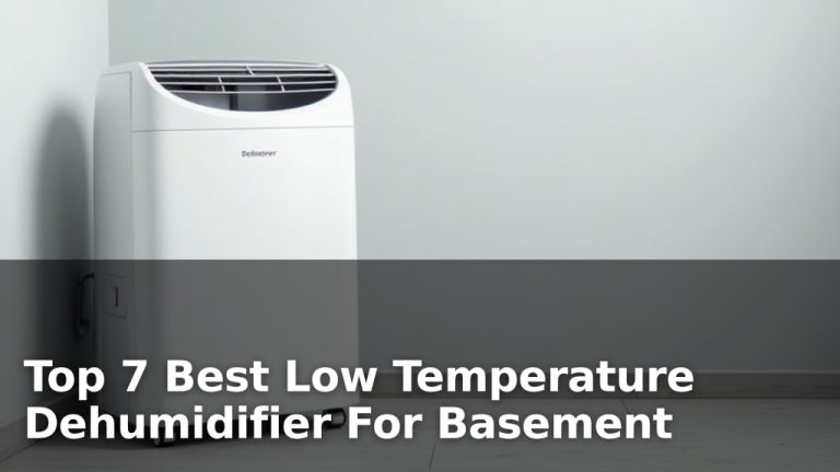 Top 7 Best Low Temperature Dehumidifier For Basement