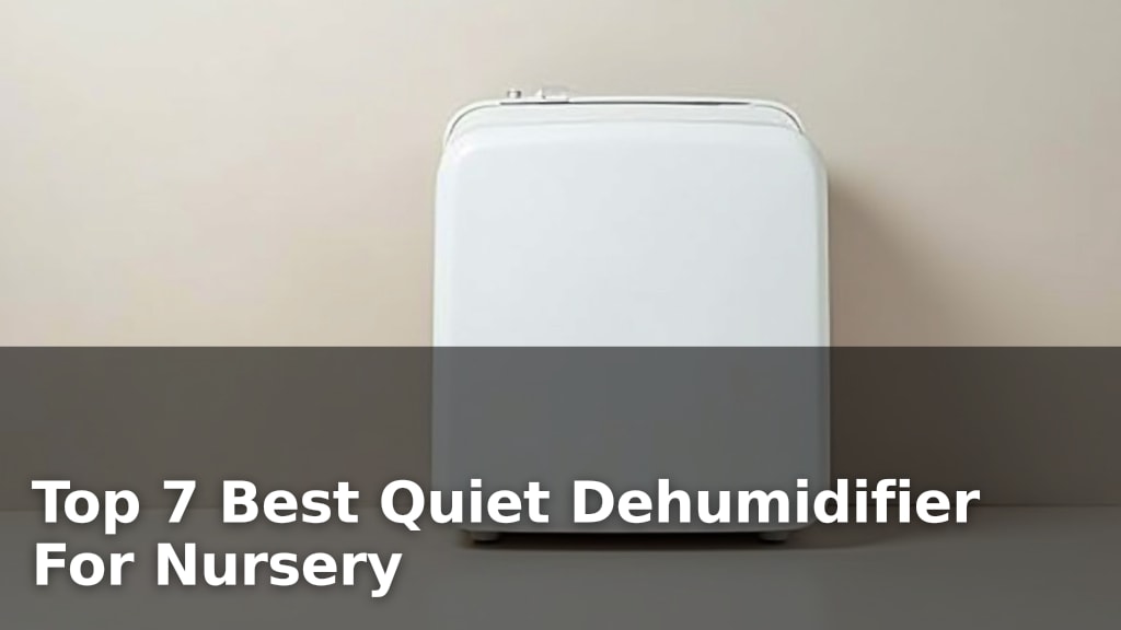 Top 7 Best Quiet Dehumidifier For Nursery