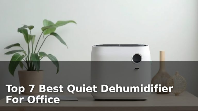 Top 7 Best Quiet Dehumidifier For Office