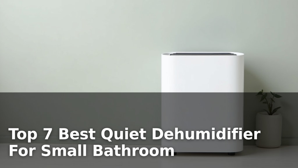 Best Quiet Dehumidifier For Small Bathroom