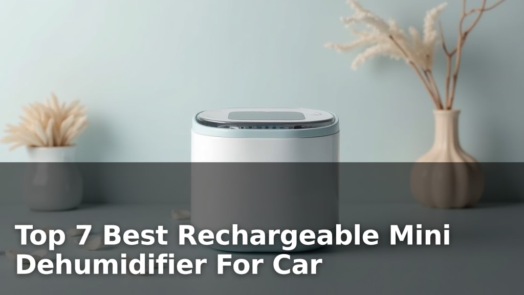 Top 7 Best Rechargeable Mini Dehumidifier For Car