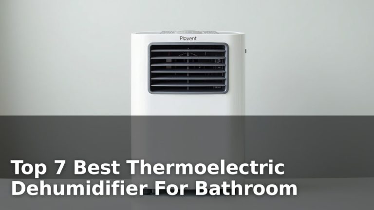 Top 7 Best Thermoelectric Dehumidifier For Bathroom