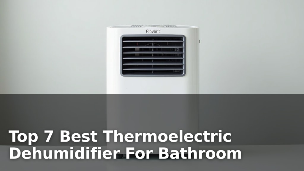 Top 7 Best Thermoelectric Dehumidifier For Bathroom