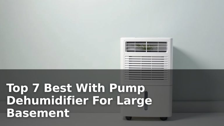 Top 7 Best With Pump Dehumidifier For Large Basement
