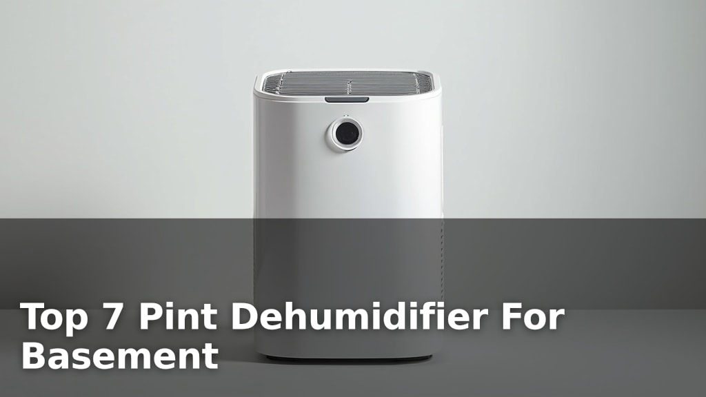 Top 7 Pint Dehumidifier For Basement