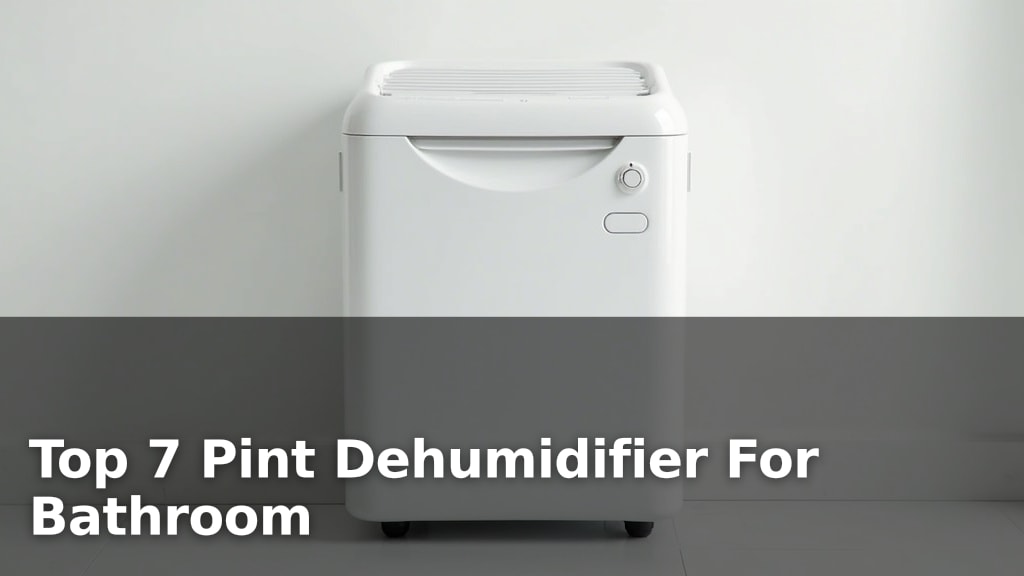 Top 7 Pint Dehumidifier For Bathroom