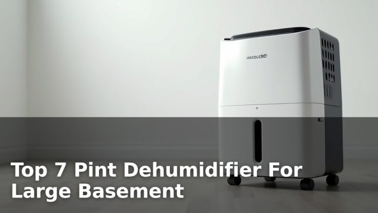 Top 7 Pint Dehumidifier For Large Basement