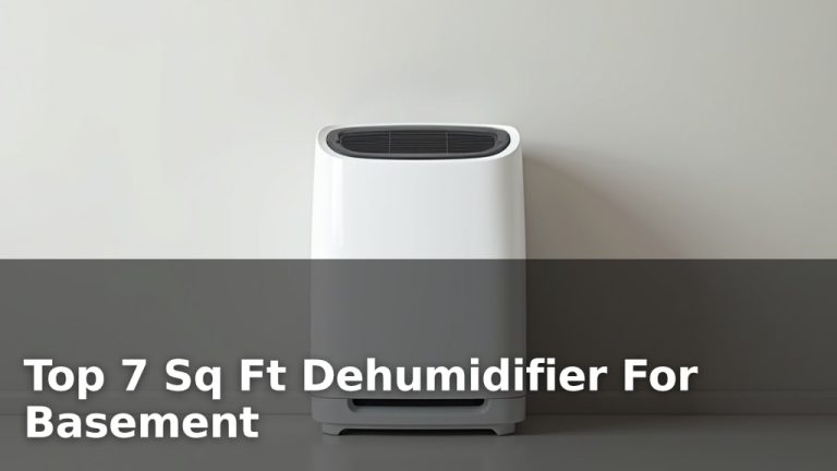 Top 7 Sq Ft Dehumidifier For Basement