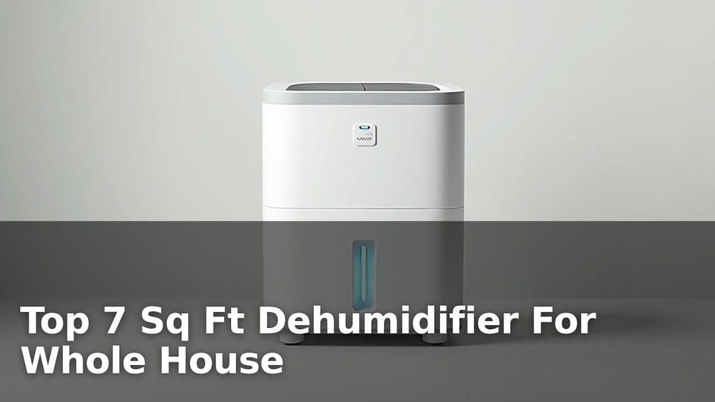 Top 7 Sq Ft Dehumidifier For Whole House