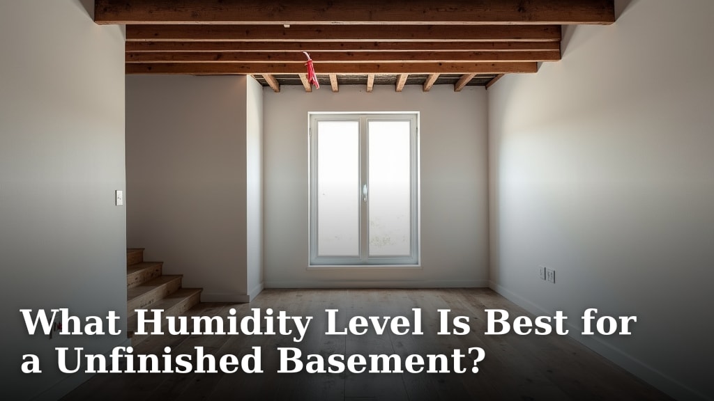 What Humidity Level Is Best for a Unfinished Basement?