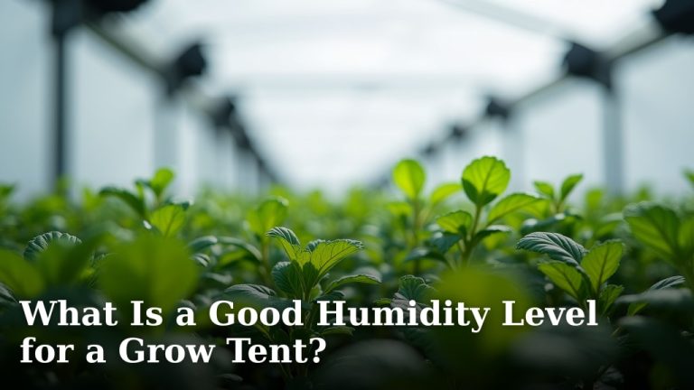 What Is a Good Humidity Level for a Grow Tent?