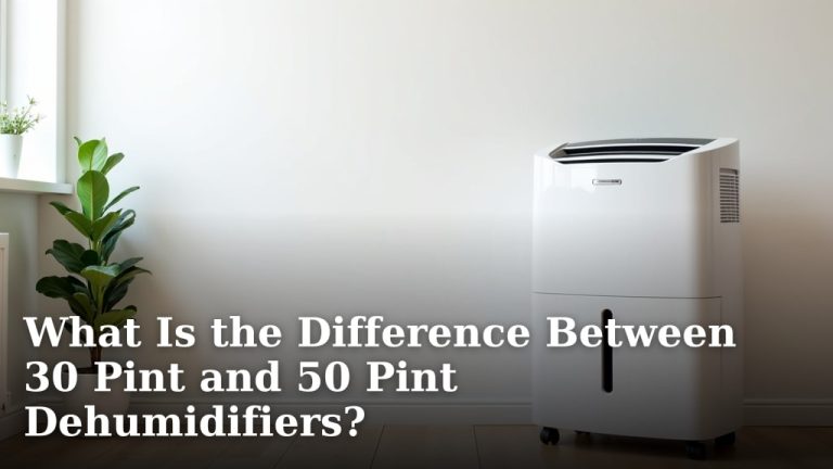 What Is the Difference Between 30 Pint and 50 Pint Dehumidifiers?
