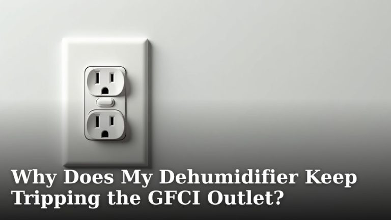 Why Does My Dehumidifier Keep Tripping the GFCI Outlet?