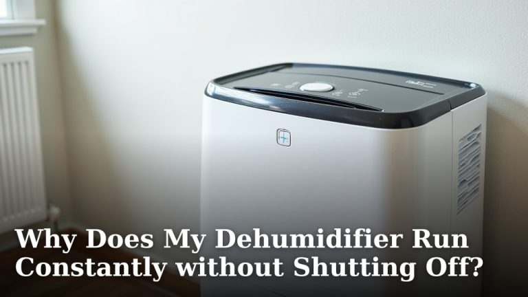 Why Does My Dehumidifier Run Constantly without Shutting Off?