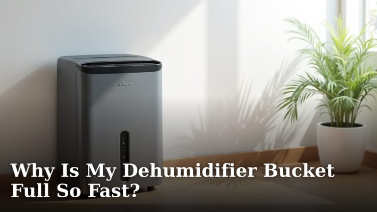 Why Is My Dehumidifier Bucket Full So Fast?