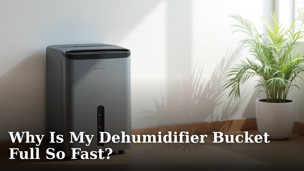 Why Is My Dehumidifier Bucket Full So Fast?