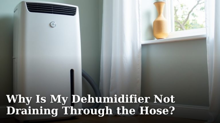 Why Is My Dehumidifier Not Draining Through the Hose?