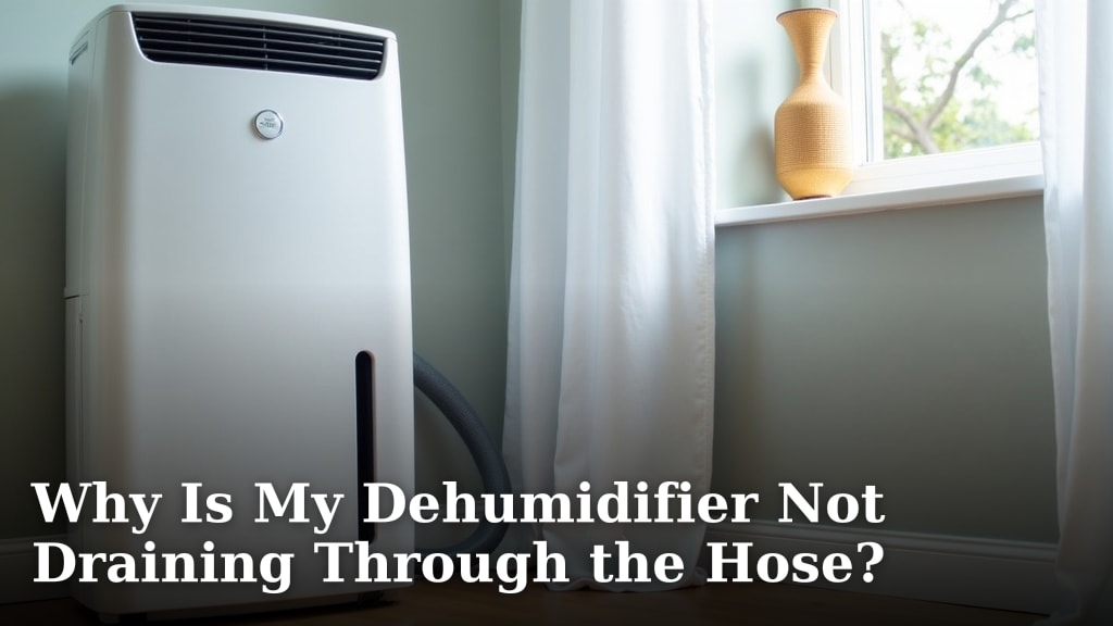 Why Is My Dehumidifier Not Draining Through the Hose?