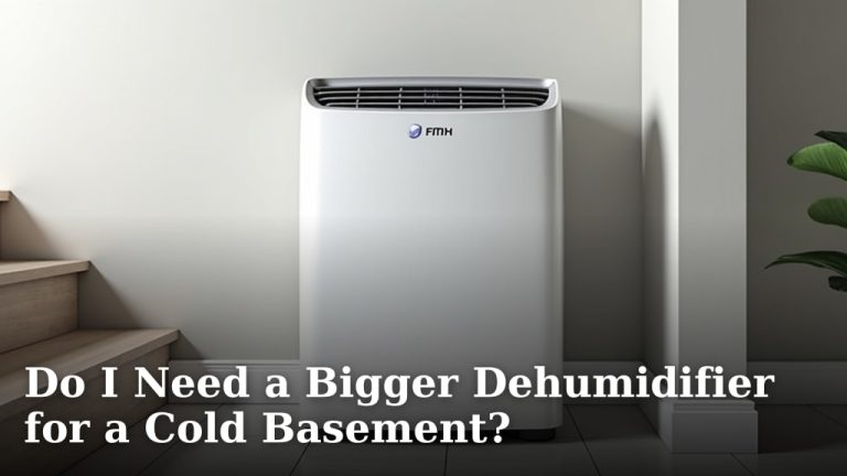 Do I Need a Bigger Dehumidifier for a Cold Basement?